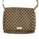  прекрасный товар GUCCI Gucci GG парусина сумка "почтальонка" сумка на плечо 146236 бежевый мужской женский б/у одежда б/у 