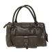  хорошая вещь TOD'S Tod's pado блокировка кожа ручная сумочка Mini сумка "Boston bag" Brown женский б/у одежда б/у 
