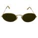  хорошая вещь Ray-Ban RayBan B&amp;Lboshu ром овальный солнцезащитные очки Gold цвет рама мужской б/у одежда б/у 