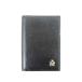  хорошая вещь dunhill Dunhill кожа футляр для карточек футляр для визитных карточек Logo Gold металлические принадлежности чёрный черный мужской б/у одежда б/у 