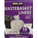 KIRKLAND SIGNATURE ���������� �����ͥ��㡼 10G WASTEBASKET LINERS ���������ɥ����ͥ��㡼 Ʃ�� ������