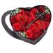  роза мыло цветок искусственный цветок подарок популярный Heart форма box ввод мыло аромат .. нет цветок аранжировка цветов модный день св. Валентина белый te