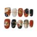 Sun&amp;Beam Nails ручная работа искусственные ногти Short короткий . раунд красный красный черный золотой Gold присоединение коготь цветок 3D рука ..te The 