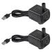 2PCS 3W USB MINI SUBMERSIBLE WATER PUMP DC3.5V-9 аквариум для рыба бак для маленький фонтан насос фонтан гидропонная культура вода функция 