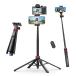 Ulanzi MT-44B смартфон штатив камера штатив автоматика открытие и закрытие с одной стороны 150cm собственный .. палка 4 ножек 2in1 смартфон зажим дизайн смартфон . камера вместе фотосъемка 