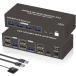 [HDMI Displayport одновременно мощность ]KVM переключатель двойной монитор переключатель 2 настольный PC ввод 4K 60Hz USB3.0 4.