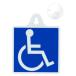 AMUZ международный символьный знак инвалидная коляска отражающий модель присоска 110×140mm 1 листов SD-3