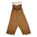 AMERI SHORT LEG KNIT PANTS ремень имеется вязаный шаровары Brown Ame li5-1009T 266257