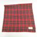 R&amp;D.M.Co- WOOL TARTAN CHECK BLANKET большой размер палантин muffler no.6540 покрывало красный Old man z Tailor 6-0903T 284540