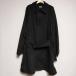 Steven Alan обычная цена 44000 иен BSH TWILL BALMACAAN COAT-BOLD пальто с отложным воротником черный Stephen Alain 3-0928T F91603