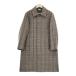 LENO STAND FALL COLLAR COAT Glenn проверка шерсть обычная цена 82500 иен размер 1 пальто с отложным воротником lino4-1107T F97455