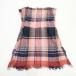 PAUL SMITH COLLECTION хлопок . проверка muffler палантин розовый темно-синий Paul Smith коллекция 5-0726M F99223