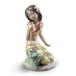 リヤドロ Lladro In a Tropical Garden Girl Figurine. Special Edition 01008738