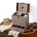 [ оплата при получении не возможно ] cosme box место хранения ящик для косметики зеркало имеется косметика место хранения угольно-серый MUD-6740GY Hagi .