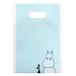  индиго MOOMIN Moomin упаковка ручная сумка винил пакет tei Lee сумка S лицо голубой 7 листов входит MP790