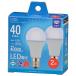 (OHM) ŵ LEDŵ微 E17 40/40W  ̩Ĵб Ǯܹб ߥ˥ץȥ 5ǯ 2