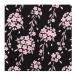  furoshiki сделано в Японии 50cm ширина средний ширина двусторонний Sakura цветок чёрный розовый . уголь цвет мир столица. двусторонний ... нет хлопок 100% модный No.26-0046