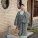 (Prices down3) кимоно пальто женщина гонки японский костюм пальто [ серый ] столица воротник re- юбка мусор исключая . весна пальто весна лето женский (2341)ss2403kct10