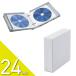  Elecom CCD-FBB24CR Blu-ray/DVD/CD соответствует прозрачный чехол поли Pro pi Len полимер легкий ударопрочный автономный 24 шт. входит прозрачный 