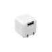  столица - yaJK1100WH высшее маленький Cube type AC зарядное устройство 5V|1A USB-A×1 90 раз складной штекер принятие за границей соответствует белый 