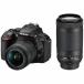 ◆【在庫あり翌営業日発送OK A-8】【お一人様1台限り】Nikon ニコン D5600-W70300KIT デジタル一眼カメラ「D5600」ダブルズームキット D5600W70300KIT