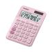  Casio MW-C20C-PK-N красочный калькулятор (12 колонка ) бледный розовый 