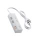  Elecom T-IS01M-2310WH 3 выход разветвитель с магнитом . защита индивидуальный переключатель код 1m белый 