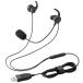  Elecom HS-EP21SUBK headset проводной USB подключение kana ru type Mike имеется высококачественный звук громкость регулировка mute функция черный 