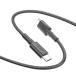 AUKEY CB-CC15L-BK 1.5m C-C�P�[�u�� PD60W Impulse Series 480Mbps �u���b�N