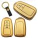  Toyota Gold TPU "умный" ключ кейс ключ покрытие брелок для ключа Prius 50 Crown 220 CHR RAV4 Land Cruiser Prado 150 Camry 70 Caro - лакросс 