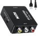 RCA to HDMI изменение конвертер AV to HDMI изменение конвертер аналог RCA Composite ( красный, белый, желтый ) 3 цвет терминал hdmi изменение адаптер TV Box, старый DVD