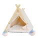  для домашних животных домашнее животное house tipi- палатка домашнее животное bed из дерева собачья конура нежный. подушка имеется zonchi- bed собака домик для кошек кошка собака заяц собака для 