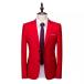  tailored jacket короткий мужской красный жакет красный жакет красный блейзер мужской жакет длинный рукав акционерное общество . красный мужской 1 кнопка kajuru костюм 