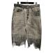 [ снижение цены ]CAMPER LAB 25SS PAINT DENIM SKIRT юбка AU00032 светло-серый размер :M ( сердце .. America . магазин 