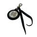  Carry CALEE JAPANESE FUKU LEATHER KEY RING кольцо для ключей черный 