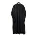 [ снижение цены ]KLASICA Tucked Long Shirts Dress длинный рубашка платье One-piece 25S-ISH-d26 черный размер :