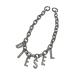 дизель DIESEL A-LETTERS CHARM crystal очарование серебряный 
