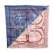 [ снижение цены ]HERMES Calle 70 большой style .. шарф розовый × голубой (EC)