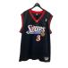  Nike NIKE 76ers Allen iverson 90S Vintage игра рубашка черный размер :XXL