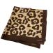  Lardini LARDINI Leopard шарф Brown 