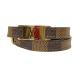  Louis Vuitton LOUIS VUITTON латунь re* автограф ito ремень браслет M6623E Brown 