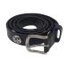 Stussy stussy ss link studded belt заклепки кожаный ремень черный размер :L/XL