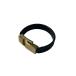 [ снижение цены ]Saint Laurent Paris LE CARRE кожа браслет 651489AACUV1000 Gold × черный размер :-