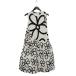  Comme des Garcons COMME des GARCONSchu-ru Layered безрукавка цветочный платье One-piece GI-T021 белый ×bla