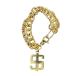  The Nimes THENIME LLC DOLLAR SIGN CHAIN BRACELET браслет Gold 