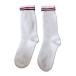  MiuMiu MIU MIU 26SS STRIPE DETAIL SOCKS носки размер :24cm