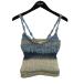  стерео Rene bolistjerneborg ceblue camisole вязаный топ белый × голубой размер :-