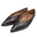 [ снижение цены ]ALAIA BALLERINES разрезной туфли-лодочки черный размер :35 ( Гиндза магазин )
