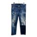 [ снижение цены ]DSQUARED2 19SS повреждение Denim брюки S75LB0092 индиго размер :34 ( Akashi магазин )