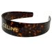  Celine CELINE панцирь черепахи лента-ободок Brown 